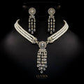 Luvien Athena Pearl Grace Zirconia & Pearl Bridal Full Set