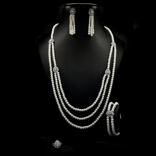 Athena Pearl Layered Set